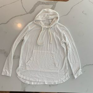 ZYIA White Boyfriend Lounge Sweatshirt